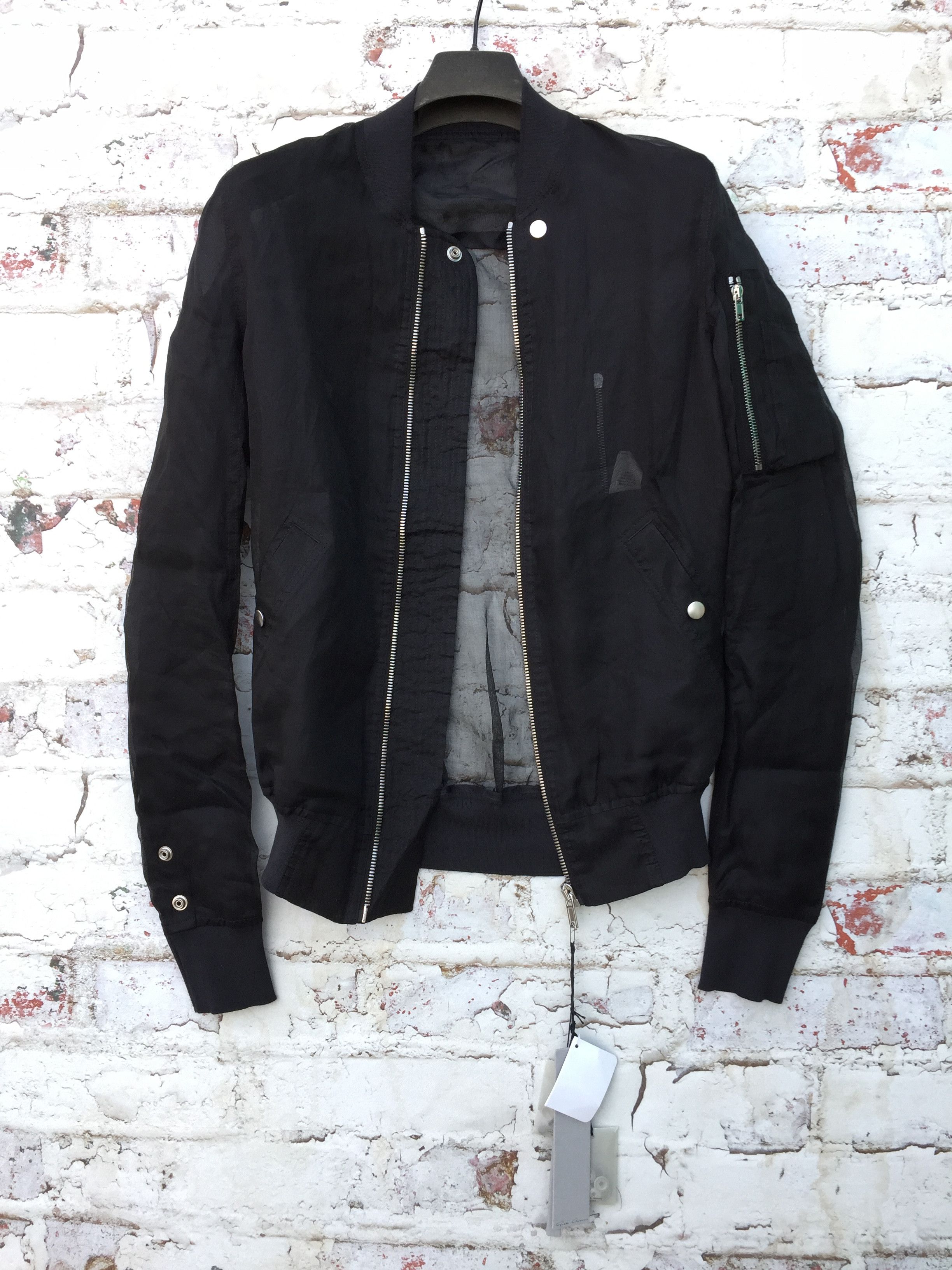 RICK OWENS MA-1 BOMBER DOWN JACKET
