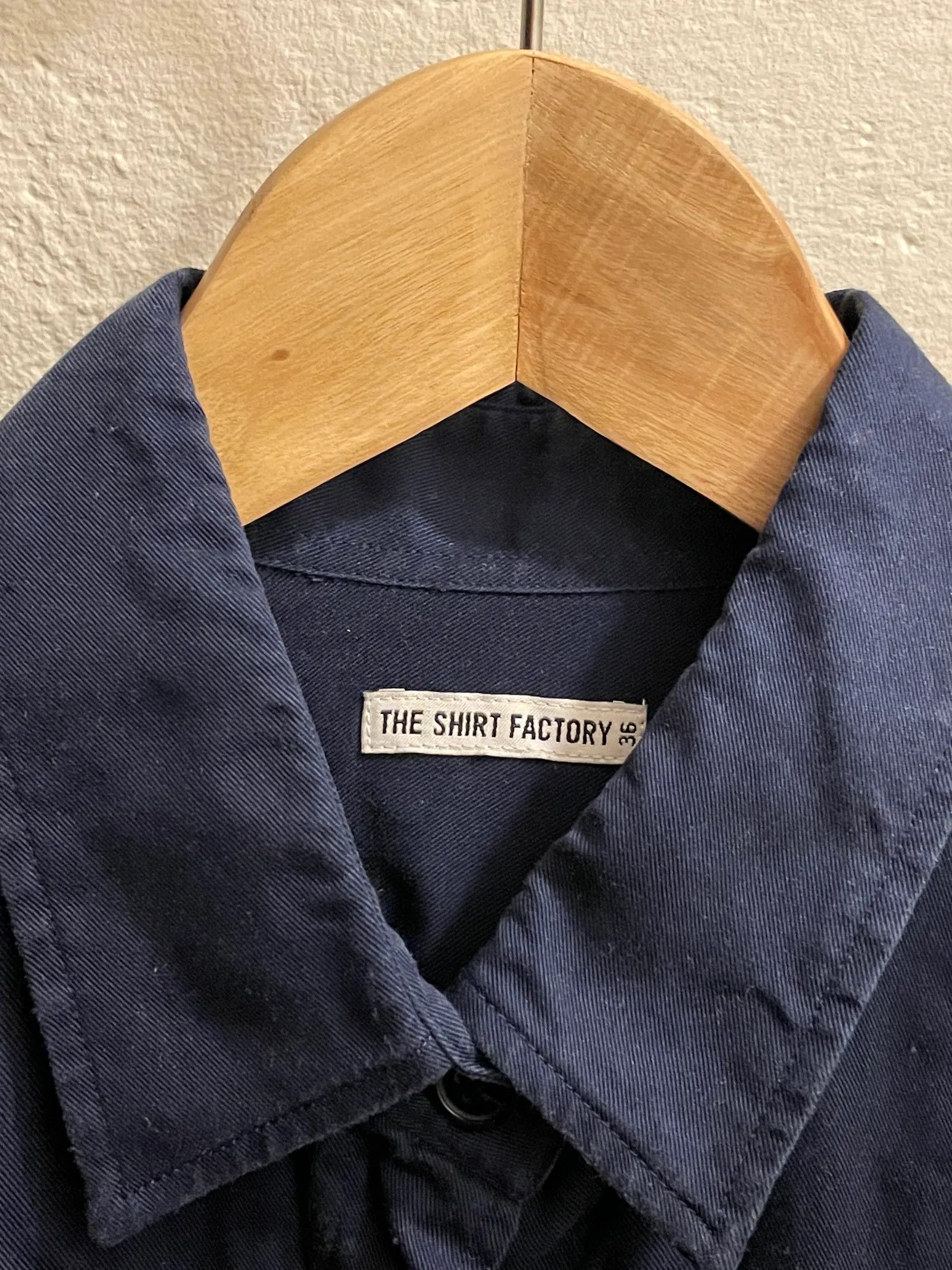 Other THE SHIRT FACTORY Navy Shirt Shirt Size XS / US 0-2 / IT 36-38 - 5 Thumbnail
