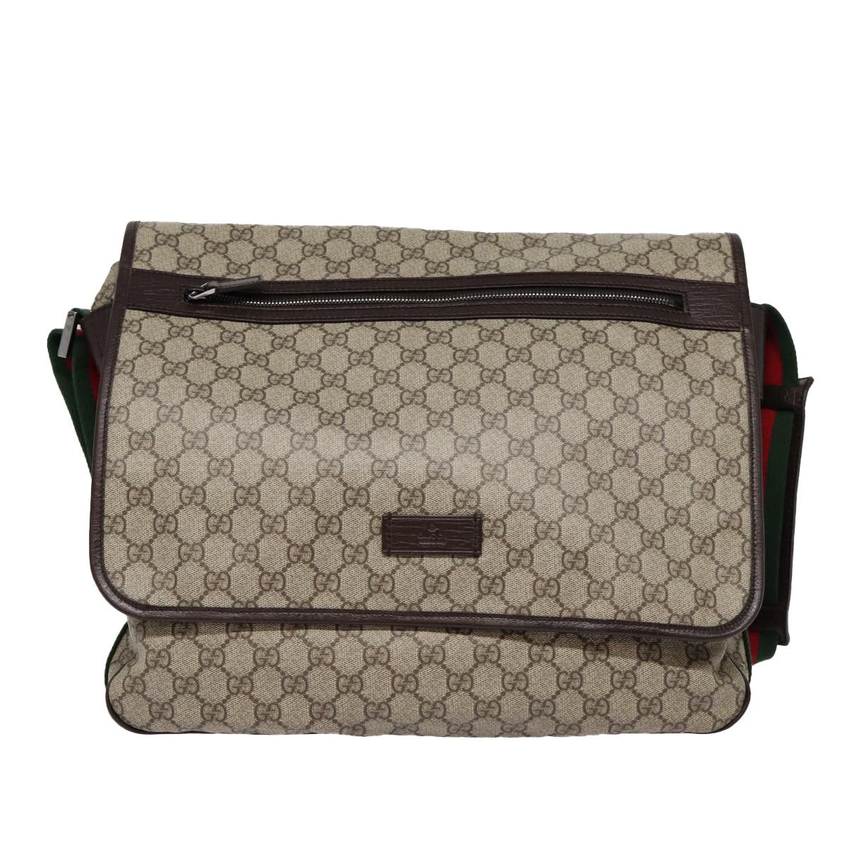 Gucci Messenger Beige Canvas Shoulder Bag (Pre-Owned) Size ONE SIZE - 2 Thumbnail