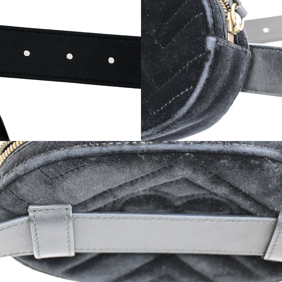 Gucci Gg Marmont Black Velvet Clutch Bag (Pre-Owned) Size ONE SIZE - 15 Thumbnail