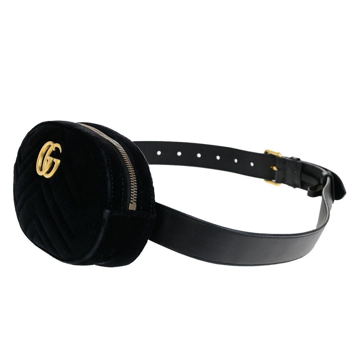 Gucci Gg Marmont Black Velvet Clutch Bag (Pre-Owned) Size ONE SIZE - 3 Thumbnail