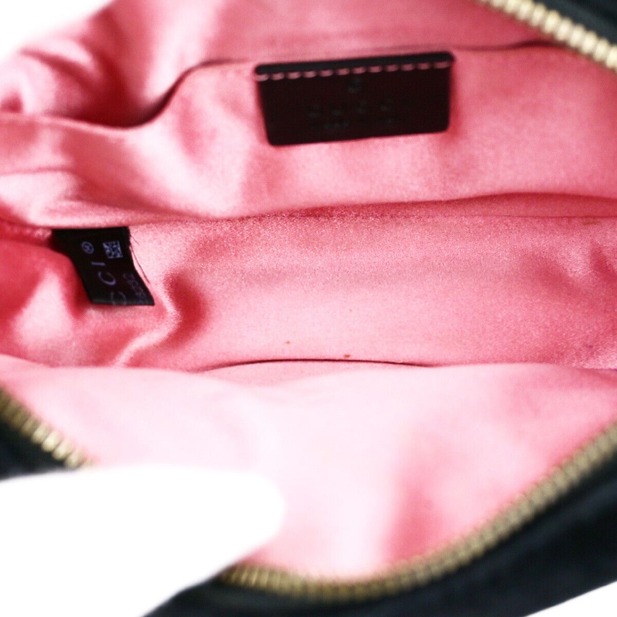 Gucci Gg Marmont Black Velvet Clutch Bag (Pre-Owned) Size ONE SIZE - 7 Thumbnail