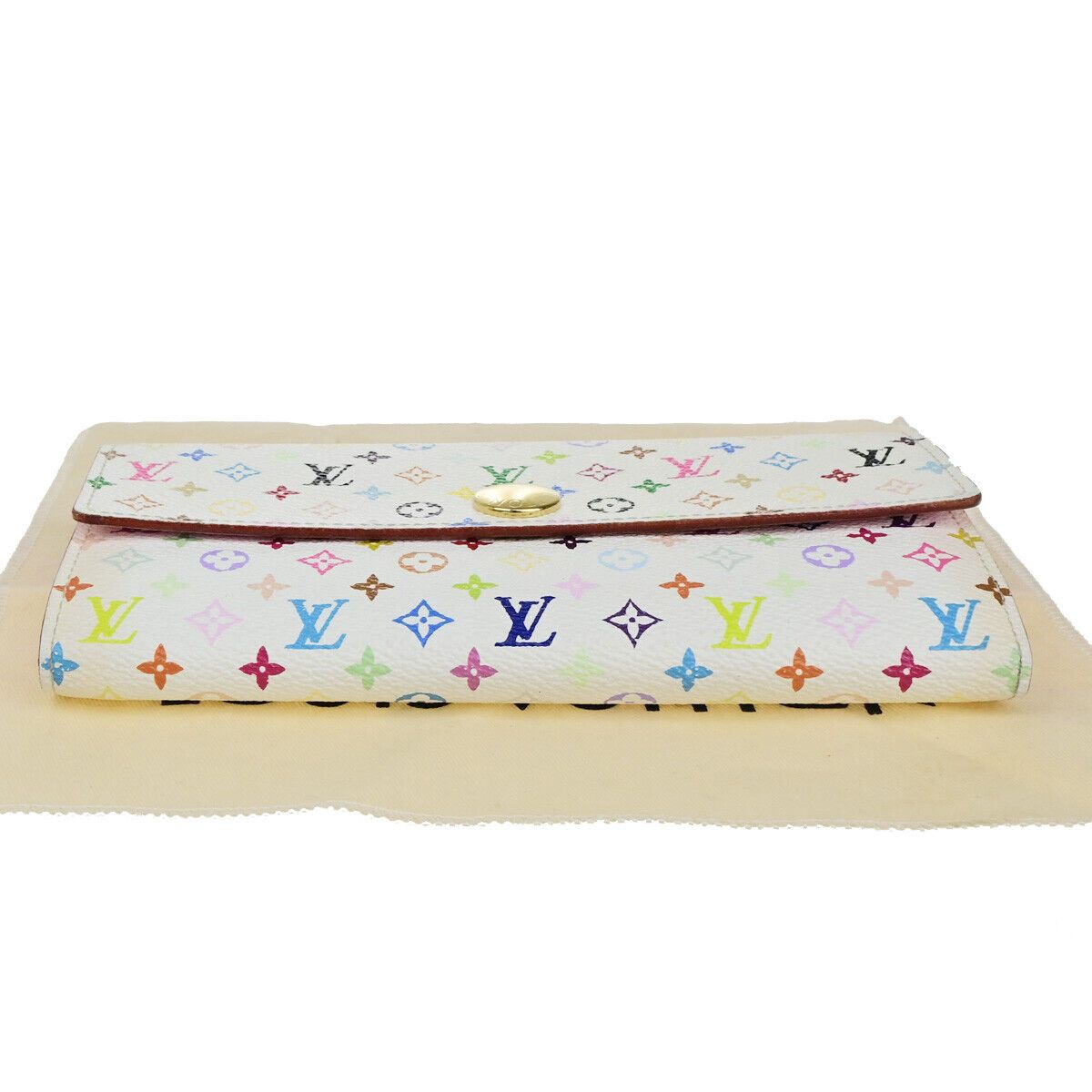 Louis Vuitton Sarah White Canvas Wallet (Pre-Owned) Size ONE SIZE - 12 Thumbnail