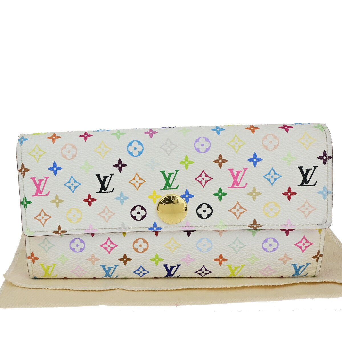 Louis Vuitton Sarah White Canvas Wallet (Pre-Owned) Size ONE SIZE - 13 Thumbnail