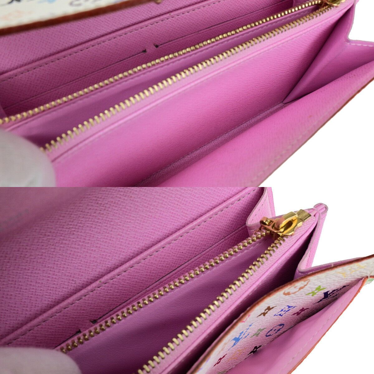 Louis Vuitton Sarah White Canvas Wallet (Pre-Owned) Size ONE SIZE - 15 Thumbnail