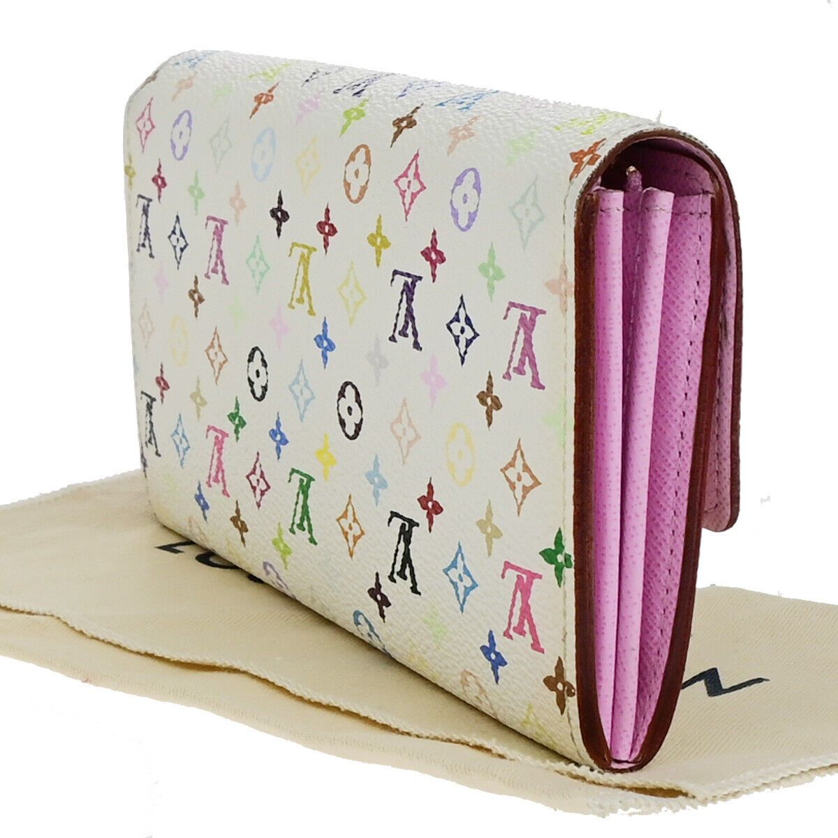 Louis Vuitton Sarah White Canvas Wallet (Pre-Owned) Size ONE SIZE - 9 Thumbnail