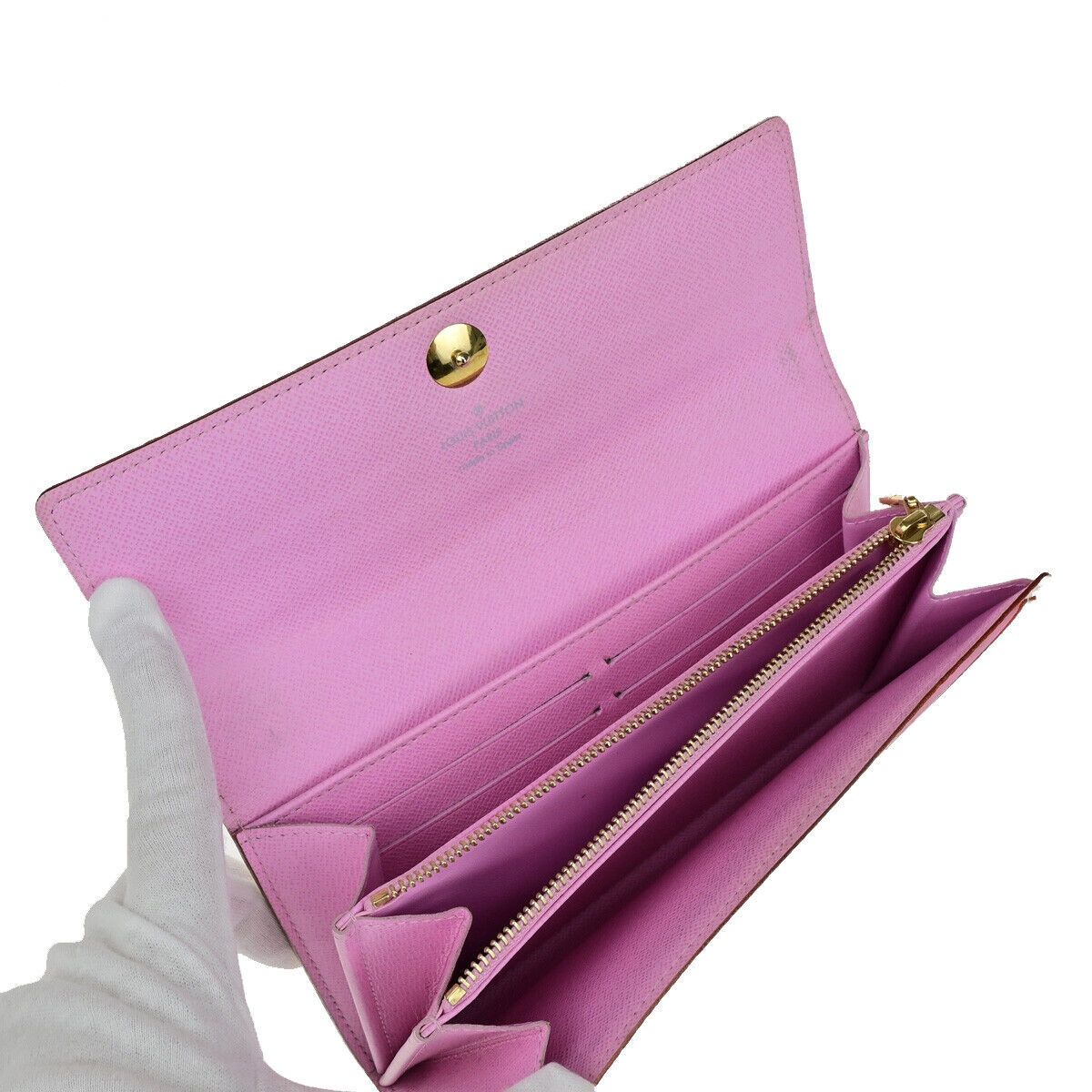 Louis Vuitton Sarah White Canvas Wallet (Pre-Owned) Size ONE SIZE - 6 Thumbnail