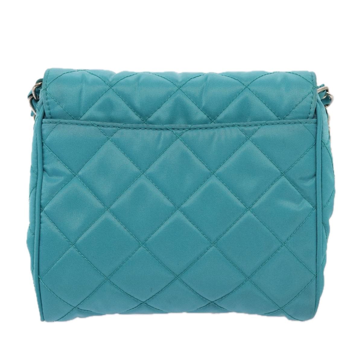 Prada Tessuto Blue Synthetic Shoulder Bag (Pre-Owned) Size ONE SIZE - 2 Thumbnail