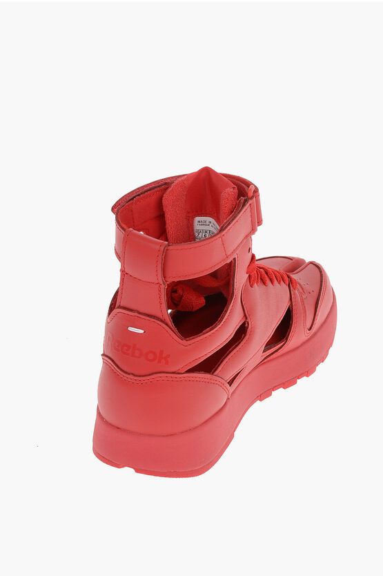 Maison Margiela × Reebok Maison Margiela Reebok Women's Leather TABI High Sneakers with Cutout Size US 9 / IT 39 - 3 Thumbnail