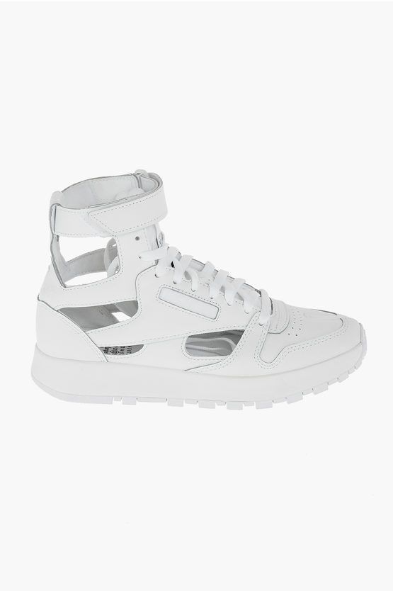 Maison Margiela × Reebok Maison Margiela Reebok Men's Leather Project TABI High Sneakers with Cutout Size US 7 / EU 40 - 2 Thumbnail