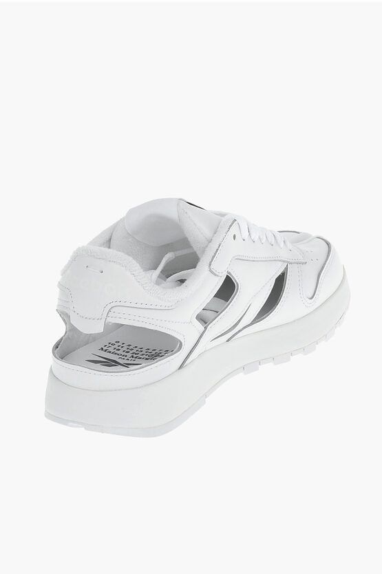 Maison Margiela × Reebok Maison Margiela Reebok Men's Leather TABI Sneakers with Cutout Size US 11 / EU 44 - 3 Thumbnail