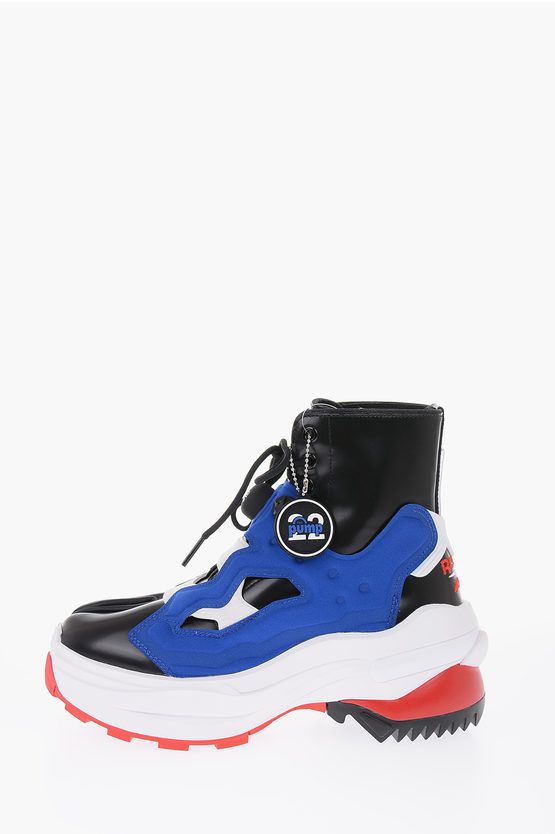 Maison Margiela × Reebok Maison Margiela Reebok MM22 Leather and Fabric TABI Project Ankle Boots Size US 8 / EU 41 - 2 Thumbnail