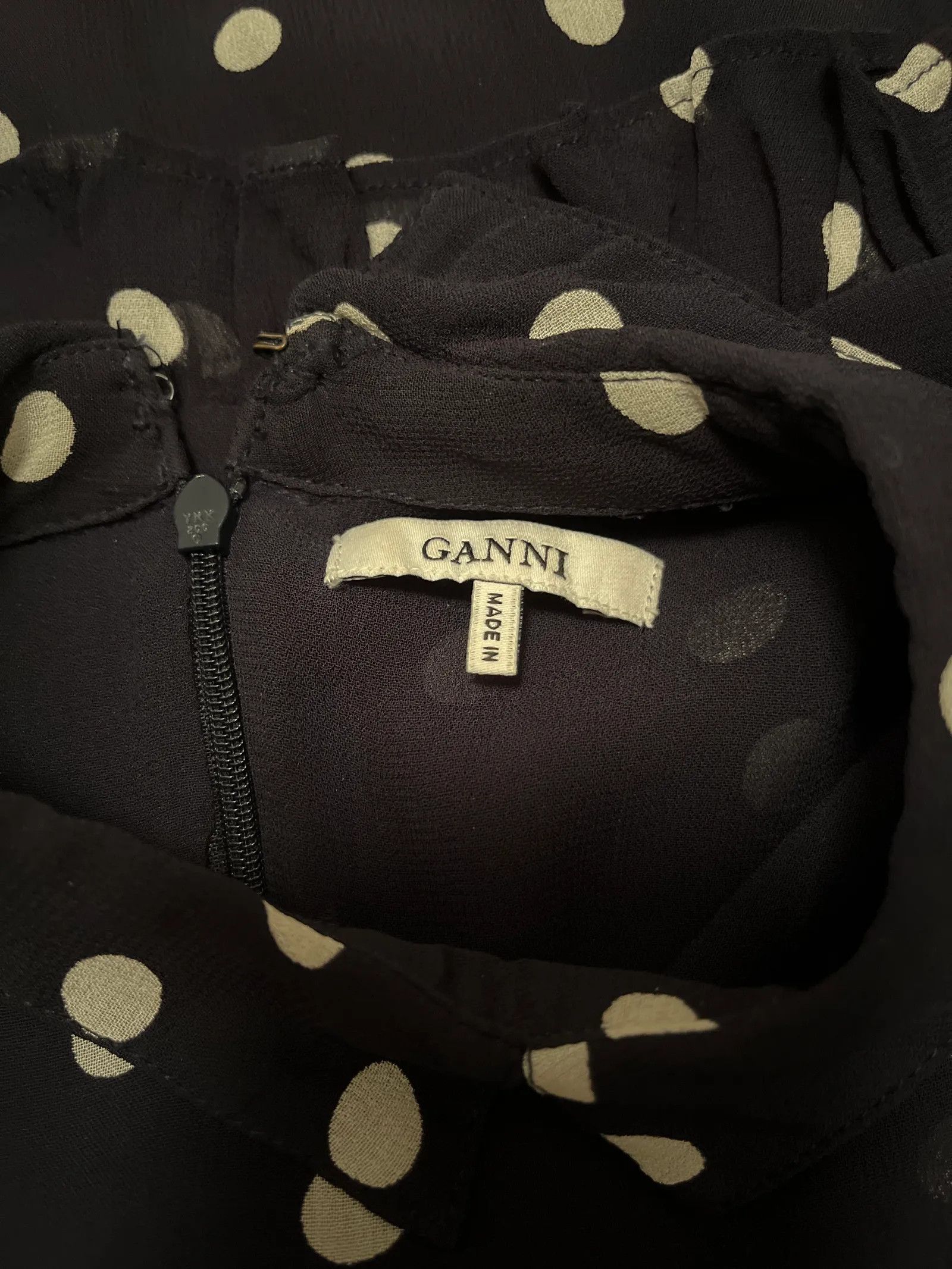 Ganni Ganni Marceau Georgette Dress Size XS / US 0-2 / IT 36-38 - 2 Thumbnail
