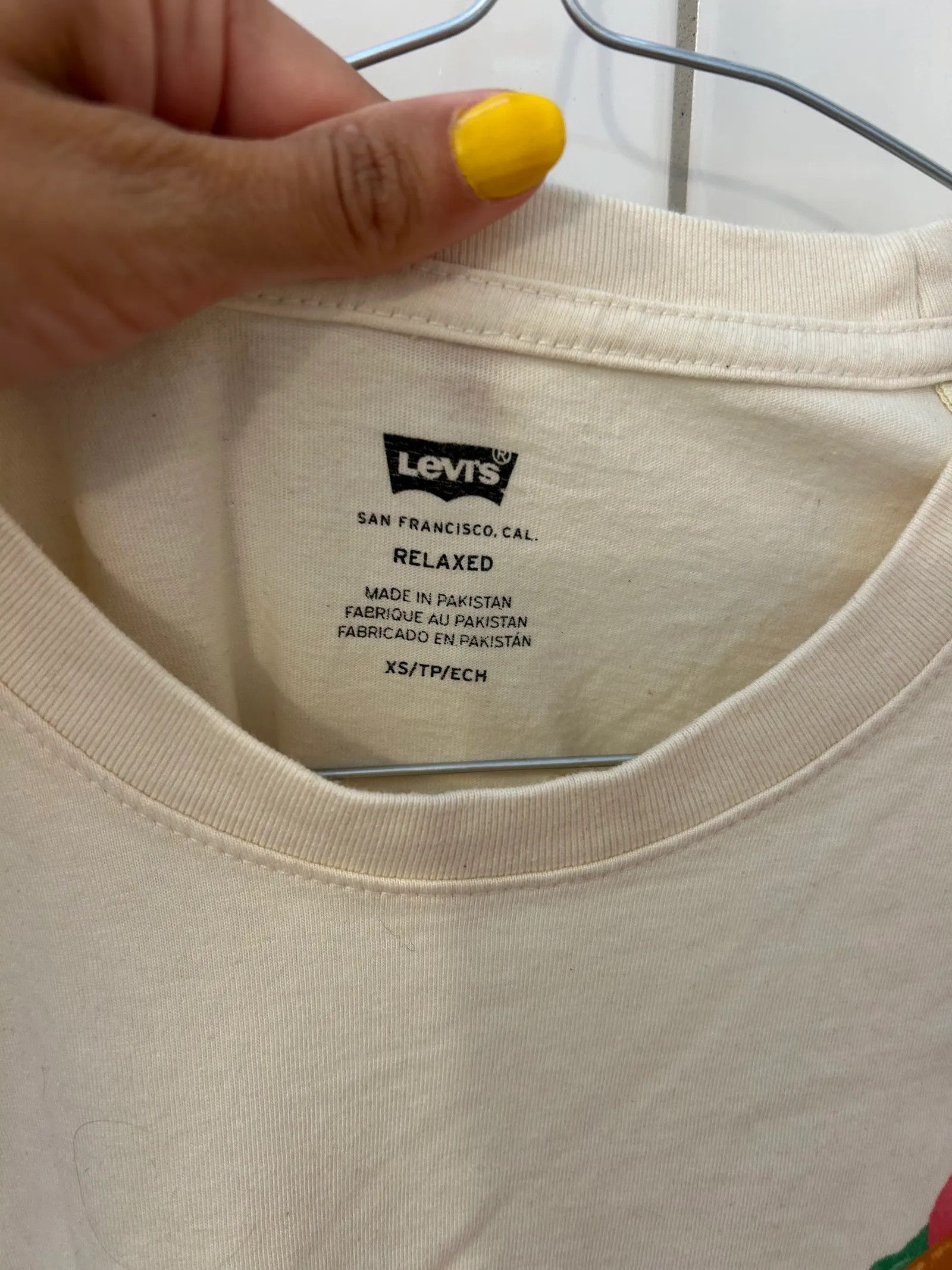 Levi's Levi's Short Sleeve T-shirt Size XS / US 0-2 / IT 36-38 - 2 Thumbnail