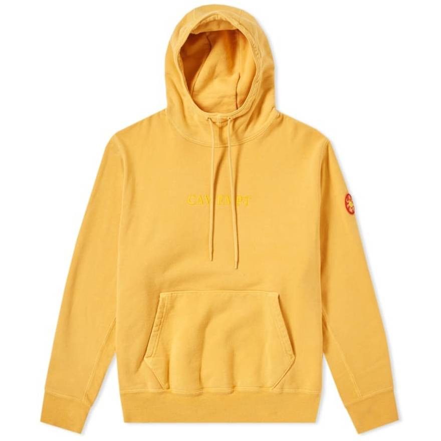 Cav Empt Overdye Hoodie Yellow Grailed