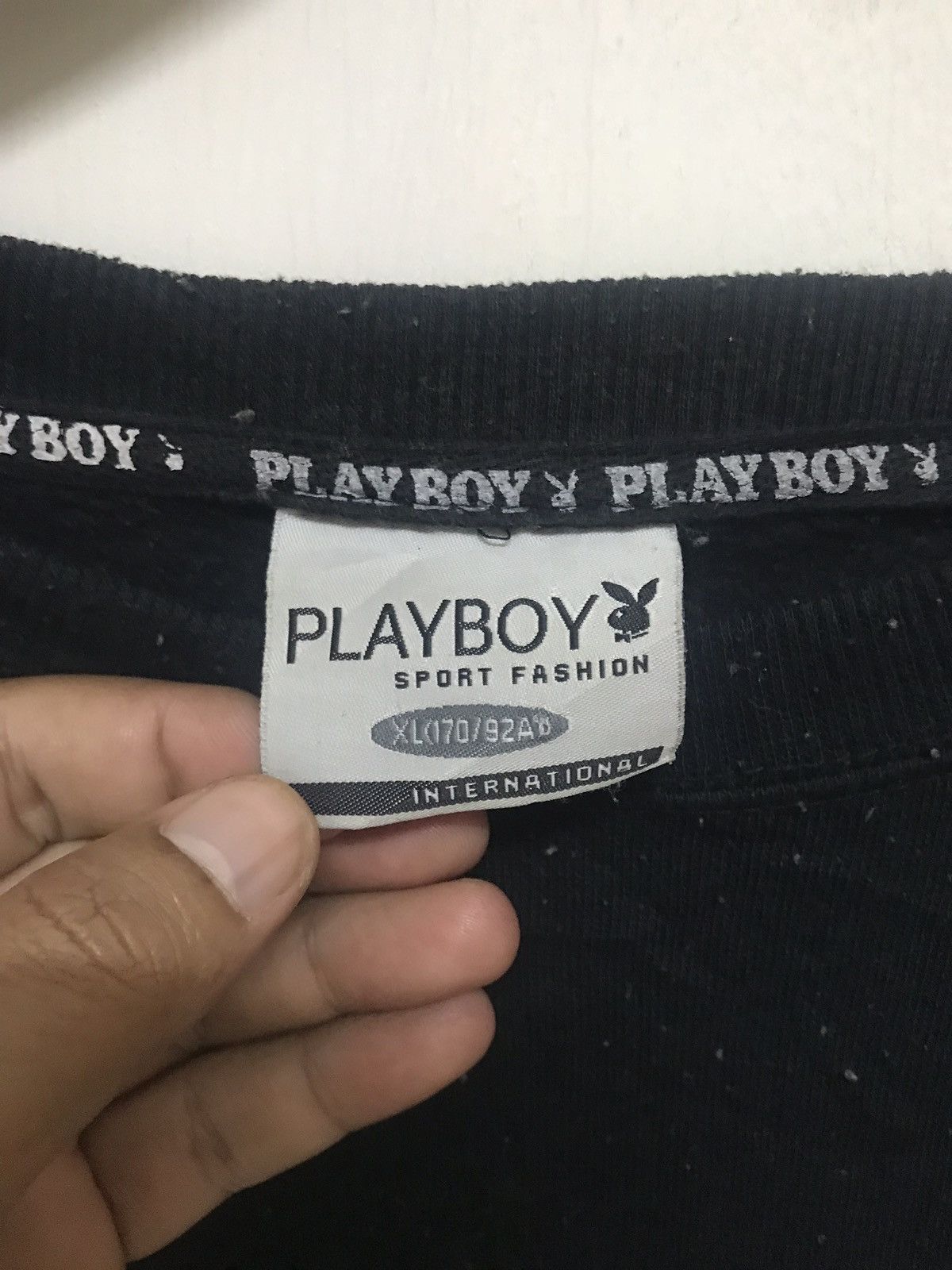 Playboy PLAYBOY SWEATSHIRT BIG LOGO BLACK VLONE Size US M / EU 48-50 / 2 - 3 Thumbnail