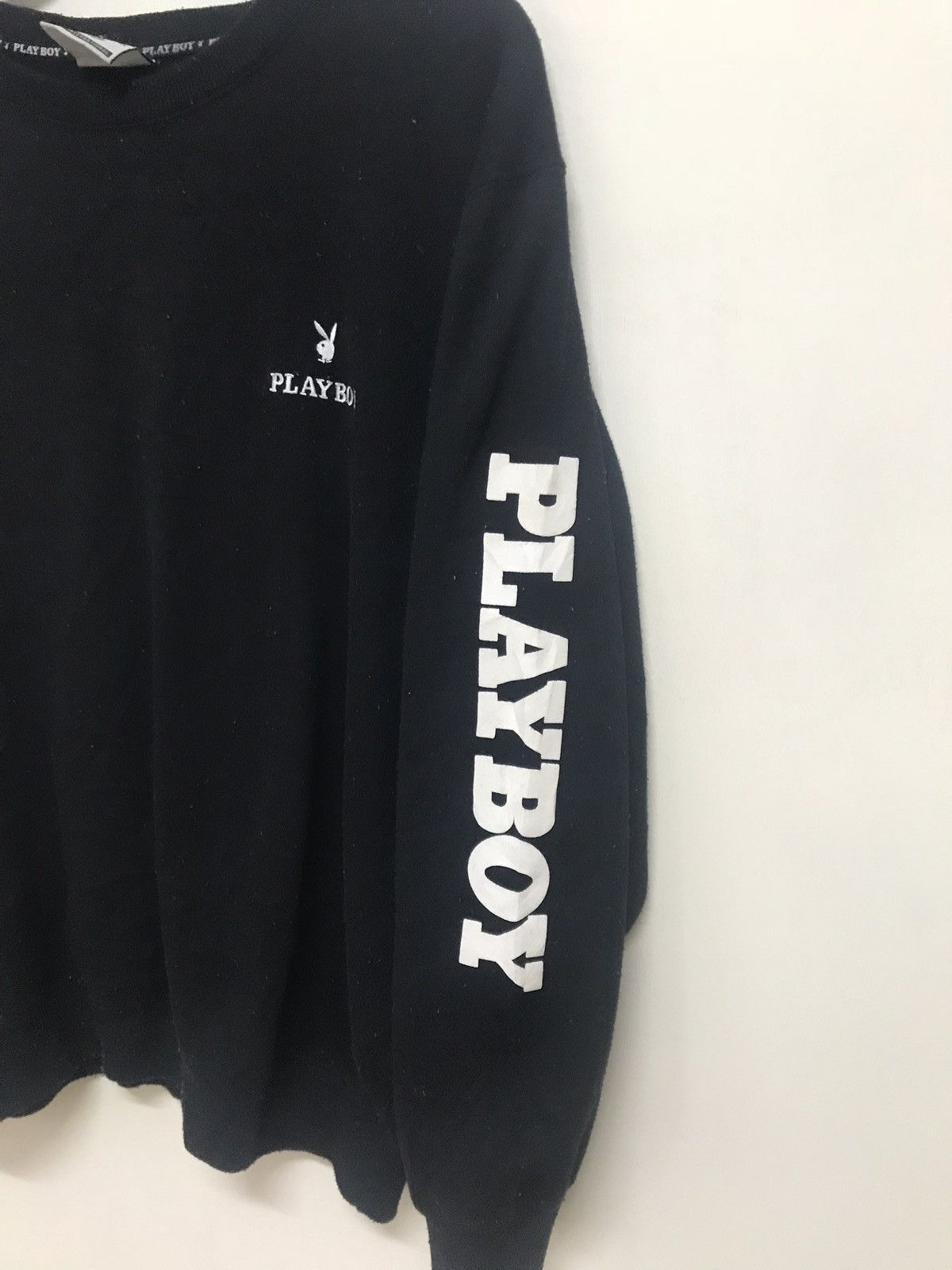 Playboy PLAYBOY SWEATSHIRT BIG LOGO BLACK VLONE Size US M / EU 48-50 / 2 - 2 Thumbnail