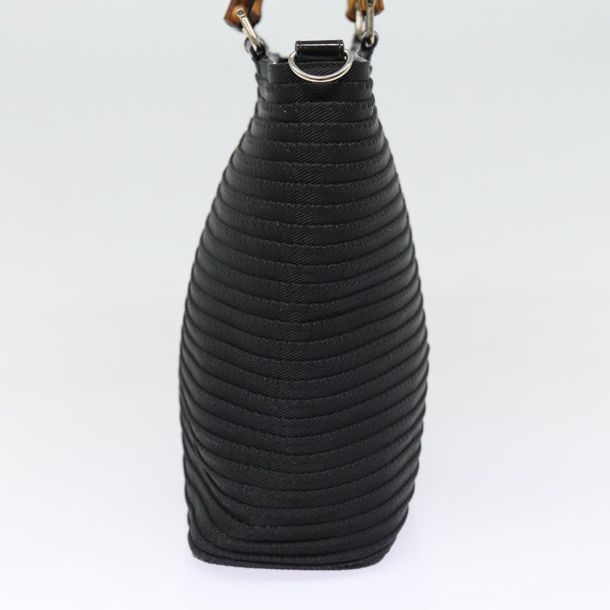 Gucci Bamboo Black Synthetic Handbag (Pre-Owned) Size ONE SIZE - 3 Thumbnail