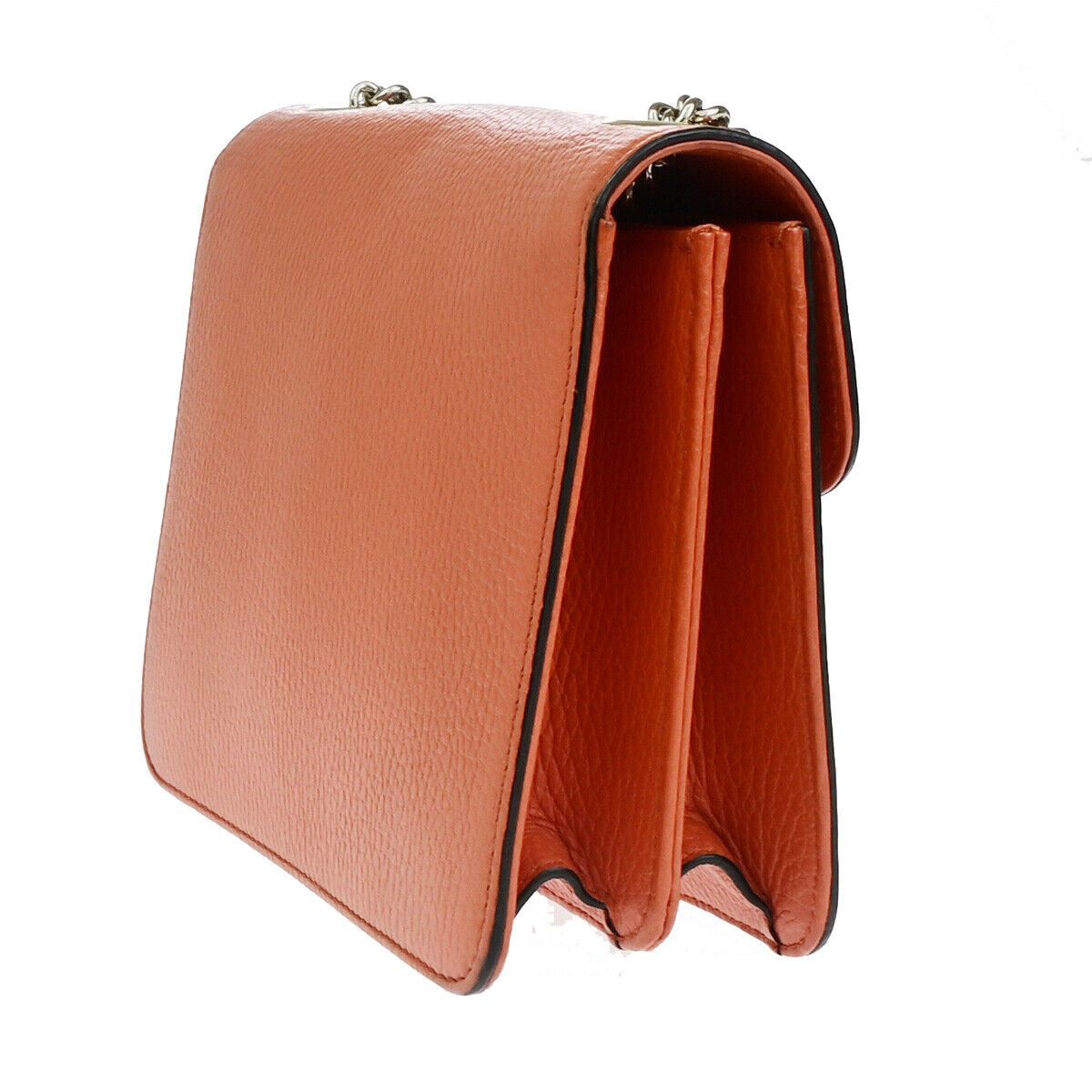 Gucci Interlocking Orange Leather Shoulder Bag (Pre-Owned) Size ONE SIZE - 10 Thumbnail