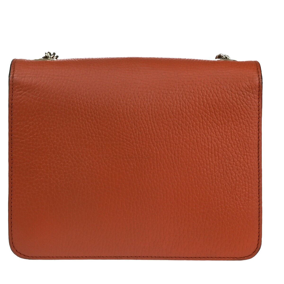 Gucci Interlocking Orange Leather Shoulder Bag (Pre-Owned) Size ONE SIZE - 2 Thumbnail