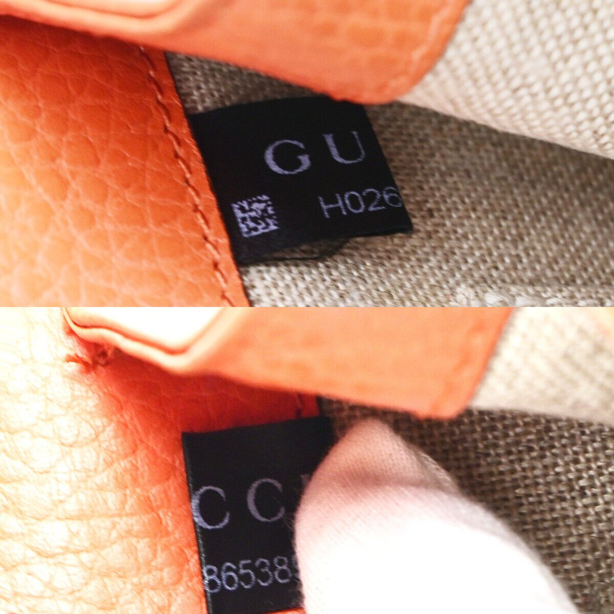 Gucci Interlocking Orange Leather Shoulder Bag (Pre-Owned) Size ONE SIZE - 8 Thumbnail