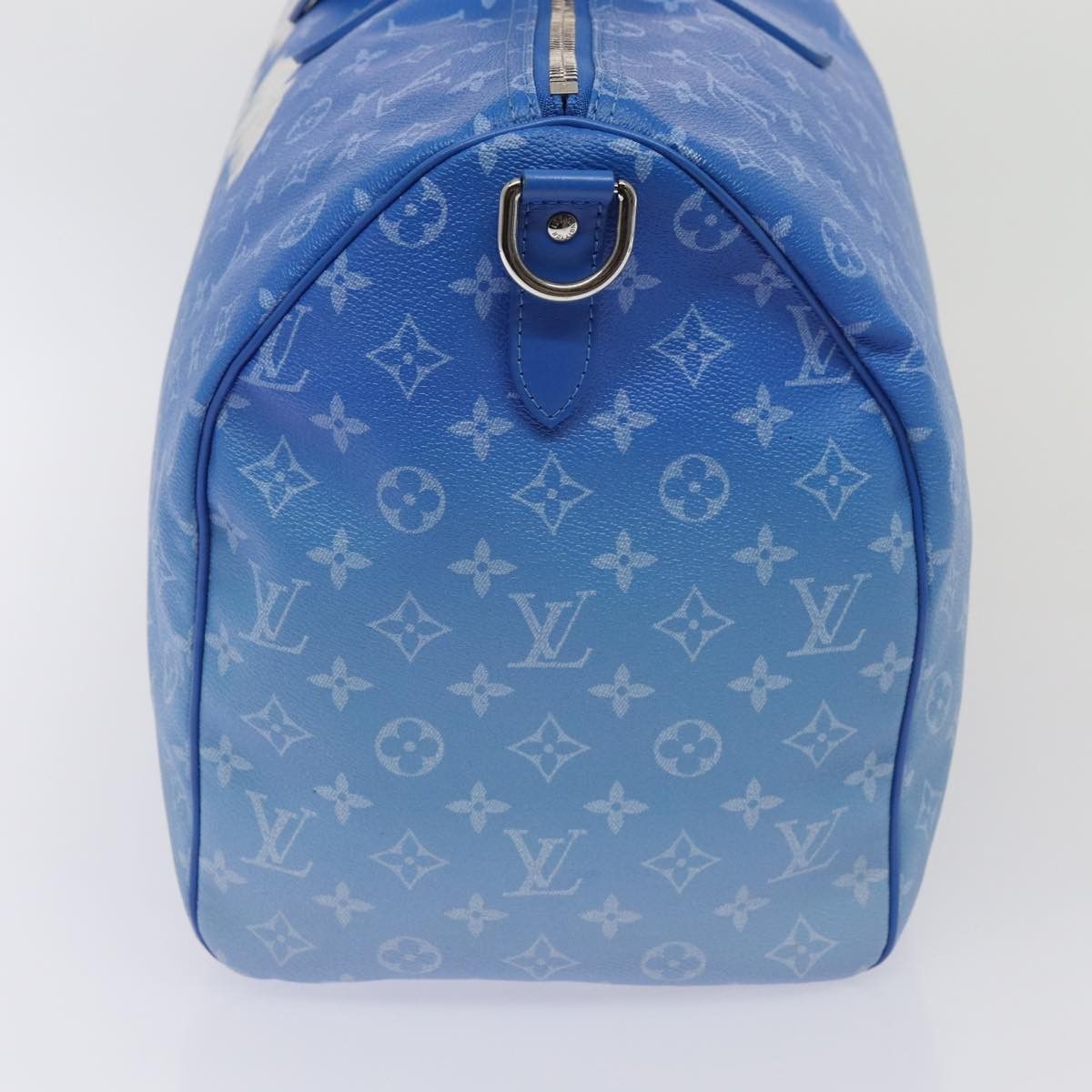 Louis Vuitton Keepall Bandouliere 50 Blue Canvas Travel Bag (Pre-Owned) Size ONE SIZE - 3 Thumbnail