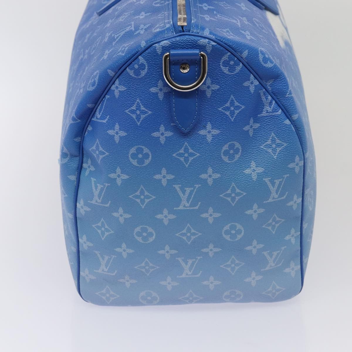 Louis Vuitton Keepall Bandouliere 50 Blue Canvas Travel Bag (Pre-Owned) Size ONE SIZE - 18 Thumbnail
