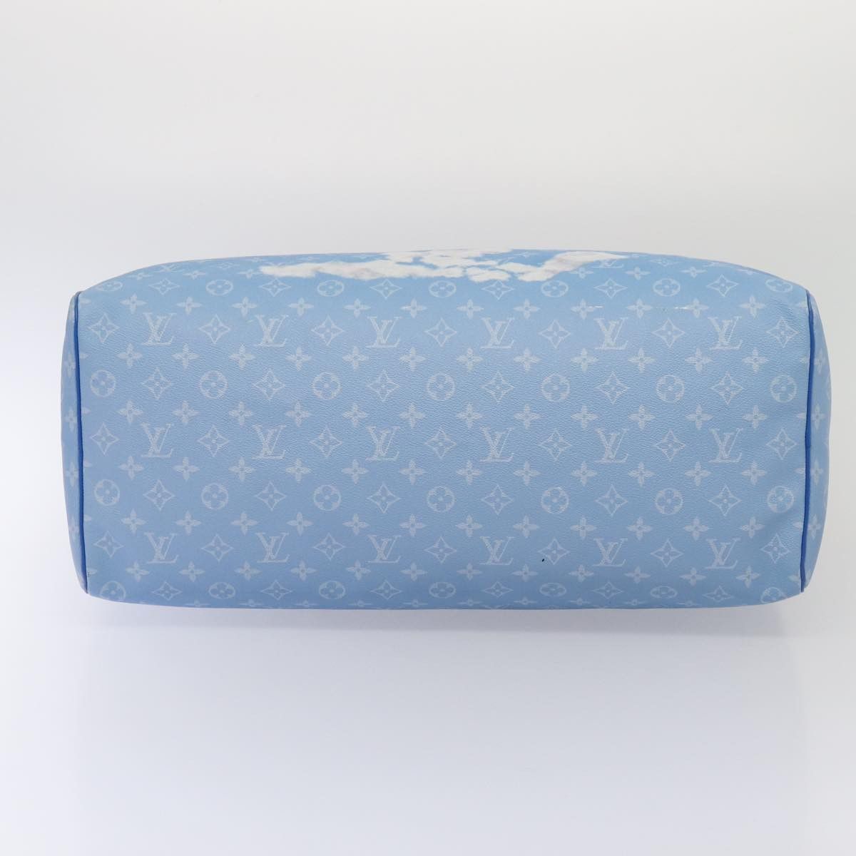 Louis Vuitton Keepall Bandouliere 50 Blue Canvas Travel Bag (Pre-Owned) Size ONE SIZE - 15 Thumbnail