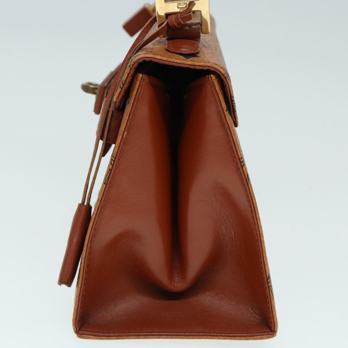 MCM Visetos Brown Canvas Handbag (Pre-Owned) Size ONE SIZE - 3 Thumbnail