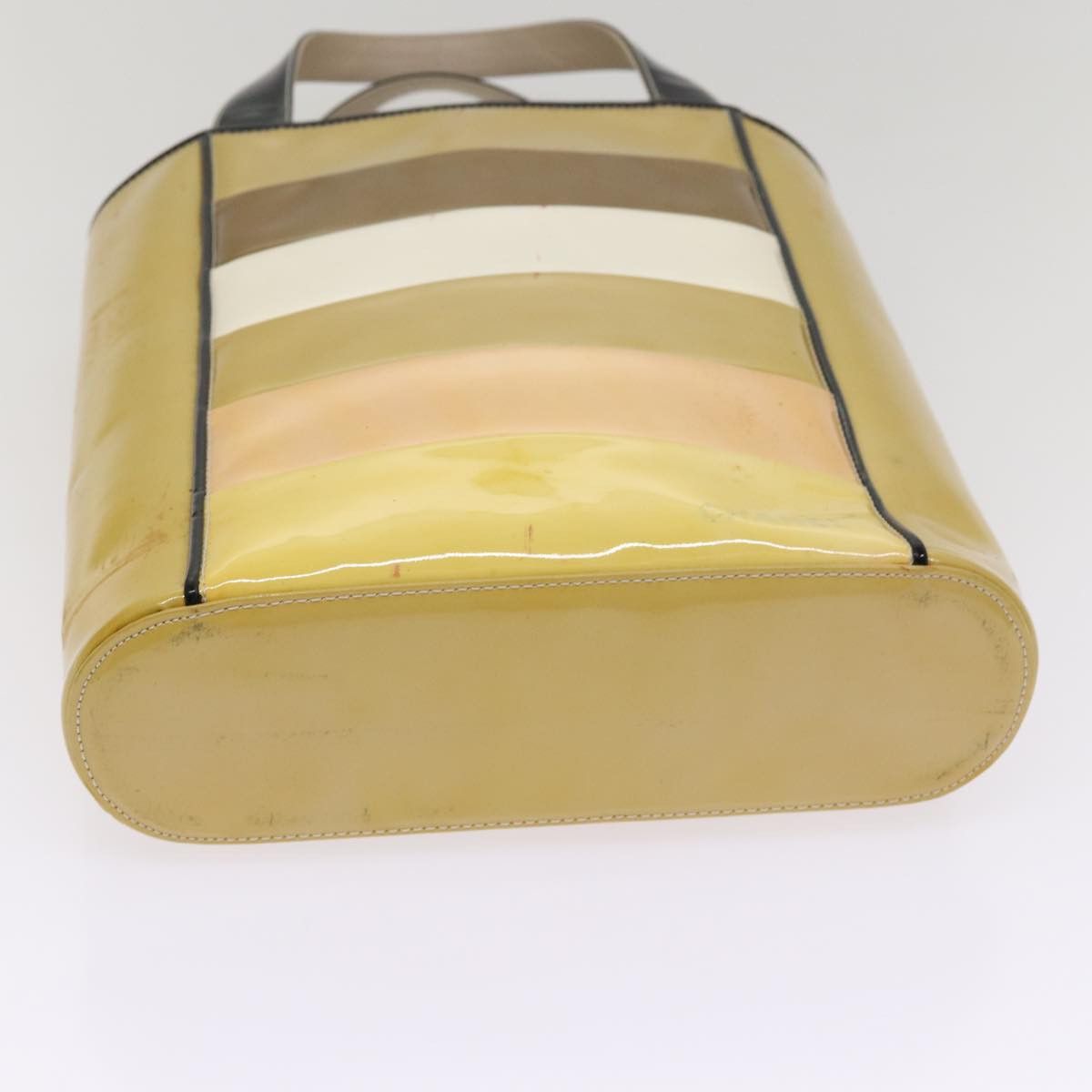 Chanel Beige Patent Leather Handbag (Pre-Owned) Size ONE SIZE - 11 Thumbnail
