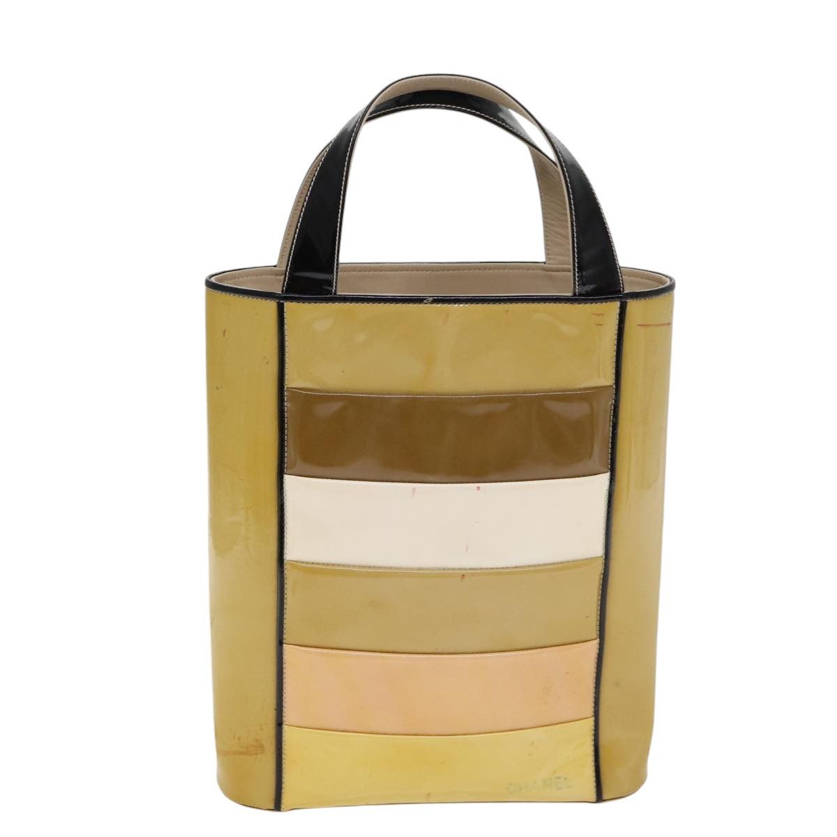 Chanel Beige Patent Leather Handbag (Pre-Owned) Size ONE SIZE - 15 Thumbnail
