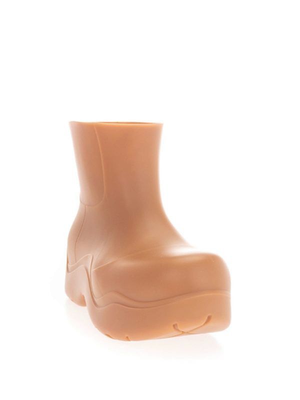Bottega Veneta Bottega Veneta Puddle Rubber Ankle Boot ‘Beige’ Size US 7 / EU 40 - 2 Thumbnail