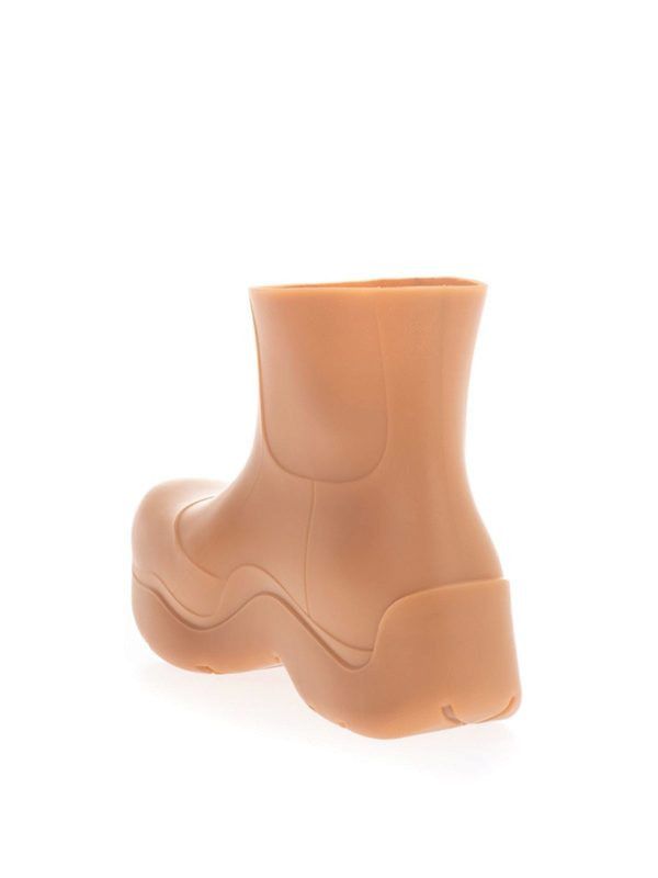 Bottega Veneta Bottega Veneta Puddle Rubber Ankle Boot ‘Beige’ Size US 7 / EU 40 - 3 Thumbnail