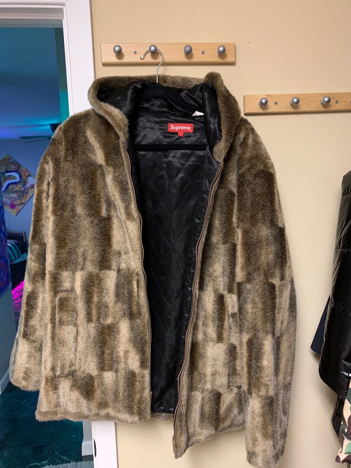 Supreme Faux Fur jacket | Grailed