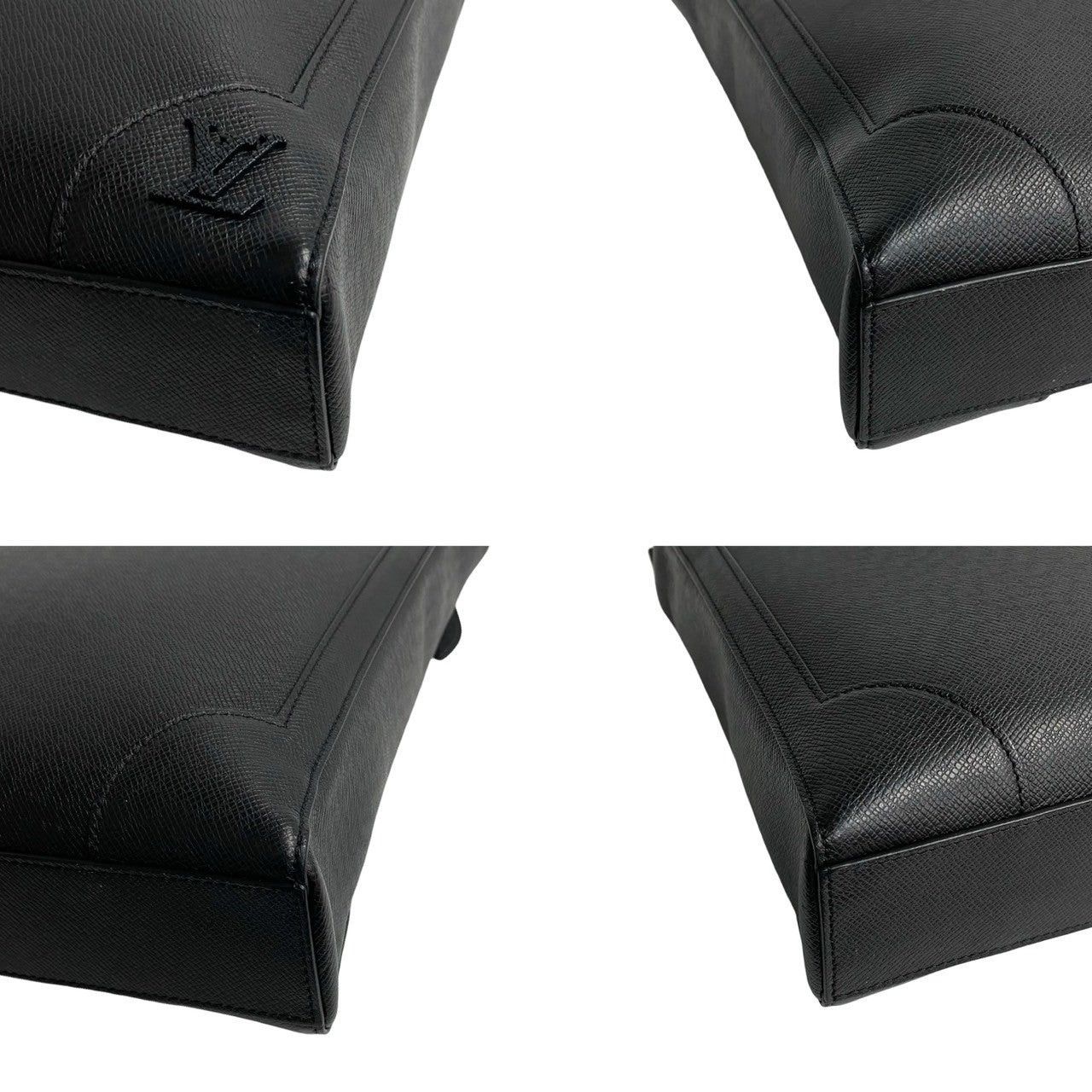 Louis Vuitton Louis Vuitton Tote Bag Black Leather Size ONE SIZE - 6 Thumbnail