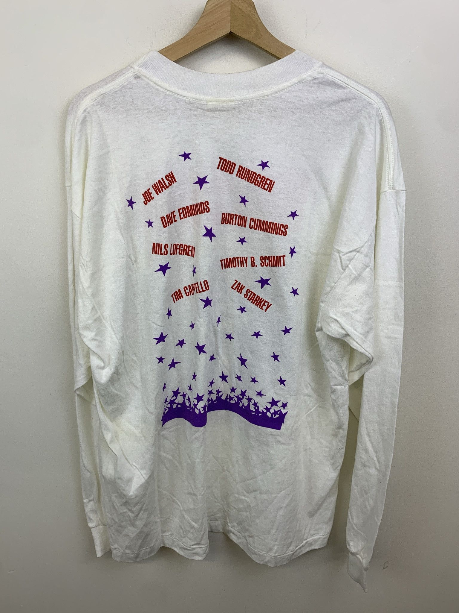 Other Vintage 1980s Ringo Starr and His All Starr band Longsleeve SIngle Stitch Tee Size L Size US L / EU 52-54 / 3 - 5 Thumbnail