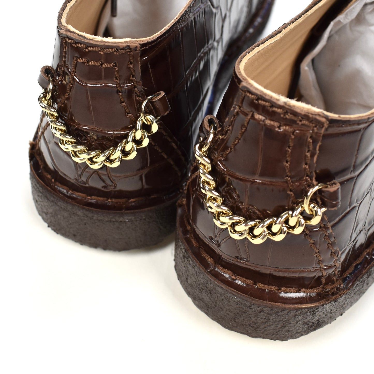 Clarks × Martine Rose × Supreme Supreme Martine Rose Brown Croc Clarks Desert Trek Shoes Size US 9.5 / EU 42-43 - 10 Thumbnail