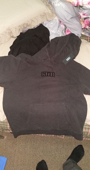 Kith Kith Classic Logo Hoodie Triple Black | Grailed