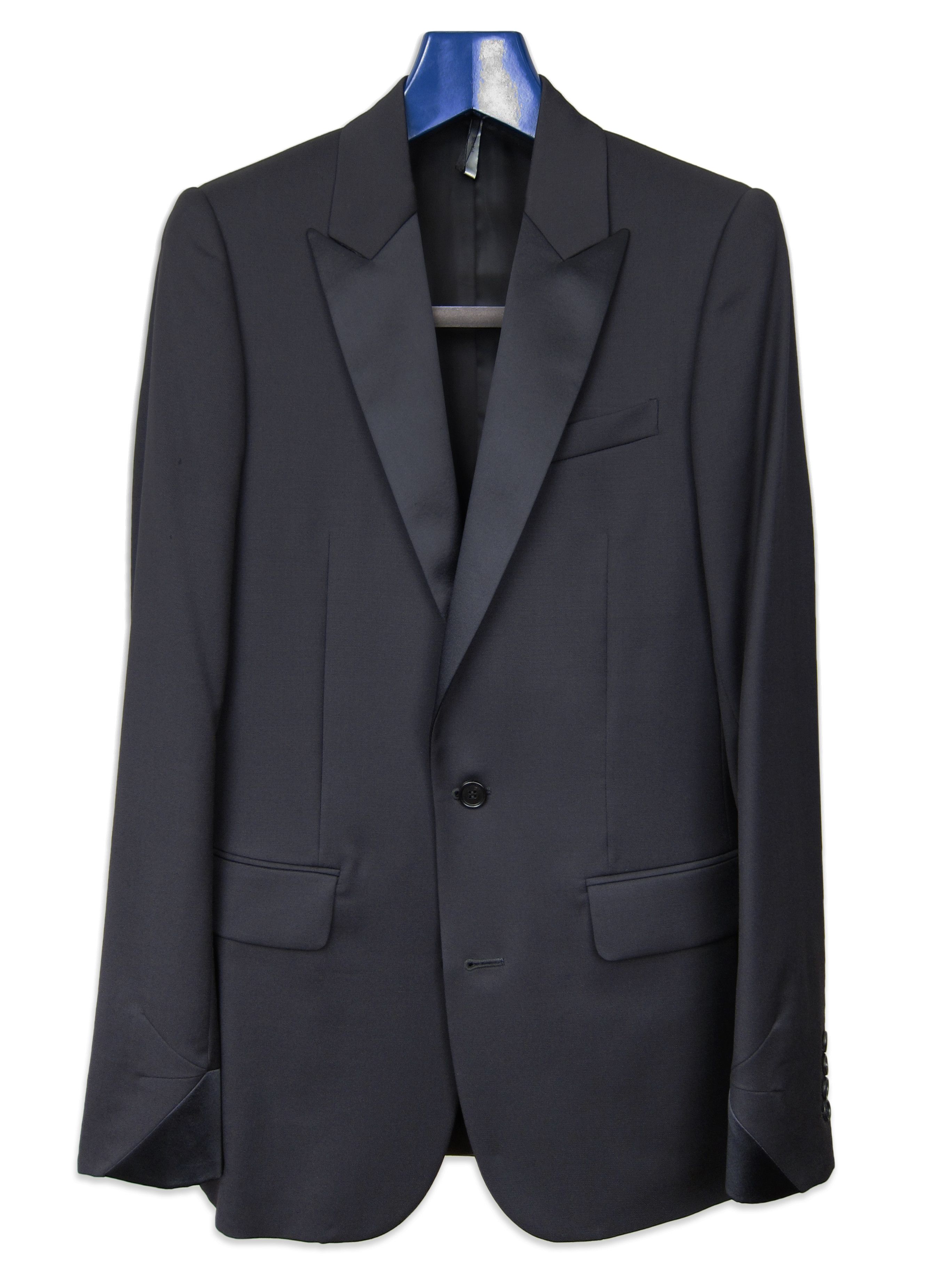 Dior Dior Homme SS08 Peak Lapel Geometric Tuxedo Blazer sz. 44 