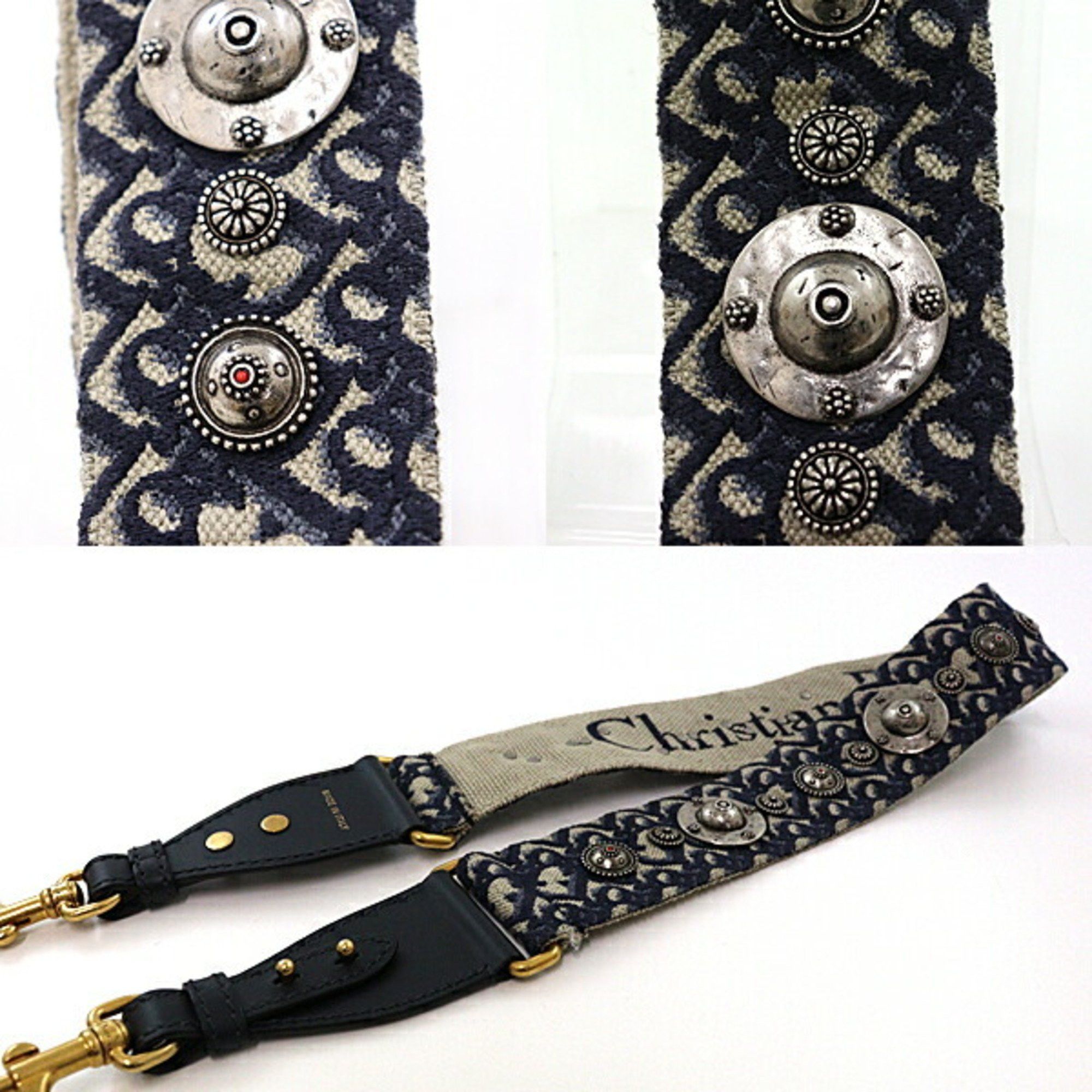 Dior Christian Dior Dior DIOR Strap Navy Size ONE SIZE - 3 Thumbnail