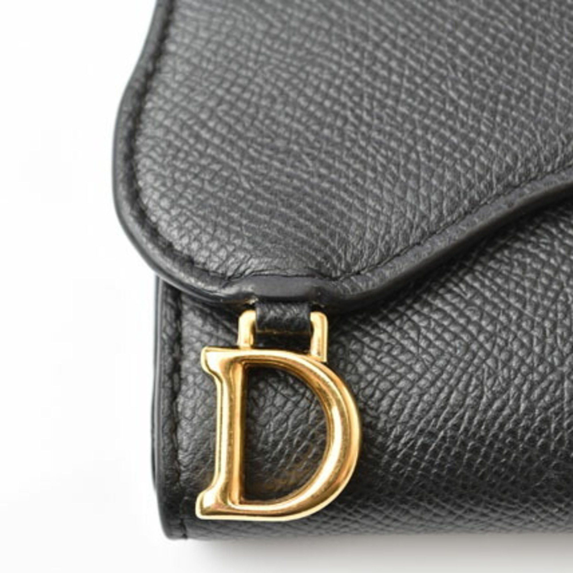 Dior Christian Dior Wallet Tri-fold Saddle Lotus Navy Size ONE SIZE - 5 Thumbnail