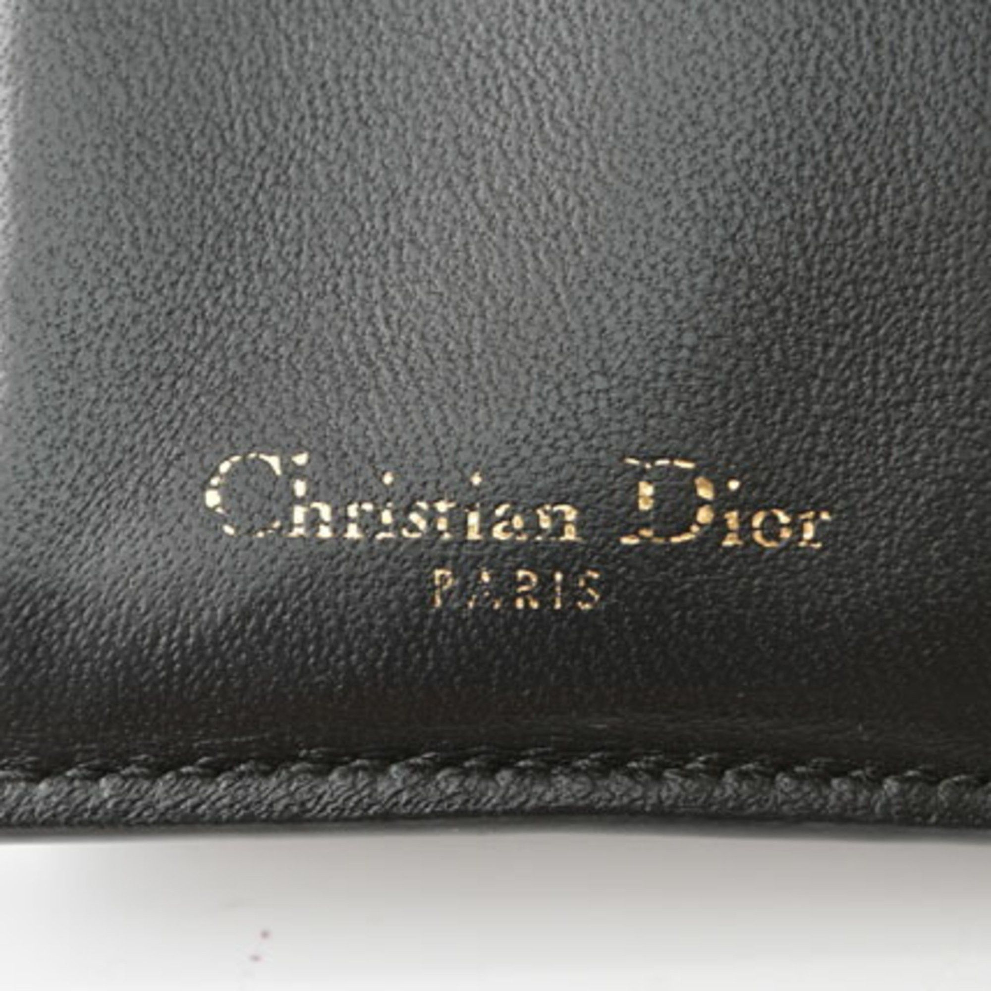 Dior Christian Dior Wallet Tri-fold Saddle Lotus Navy Size ONE SIZE - 9 Thumbnail