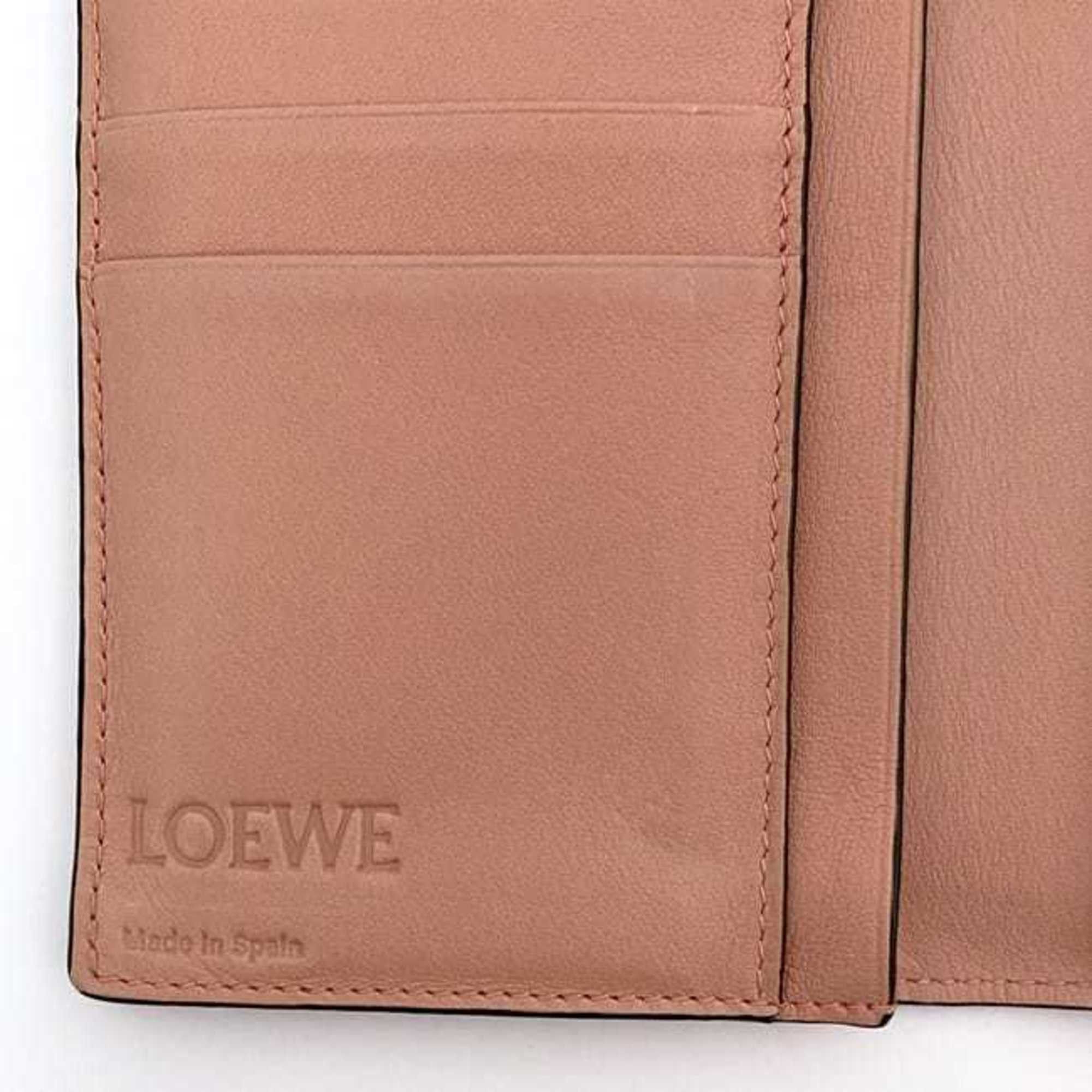 Loewe LOEWE Bi-fold Long Wallet Vertical Large f-21349 Orange Brown Anagram C660S40X01 Leather 061852 Grain Women's Size ONE SIZE - 8 Thumbnail