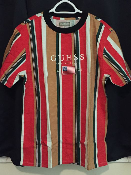 Guess david clearance sayer striped tee