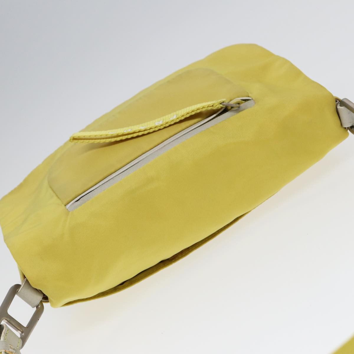 Prada Tessuto Yellow Synthetic Shoulder Bag (Pre-Owned) Size ONE SIZE - 16 Thumbnail