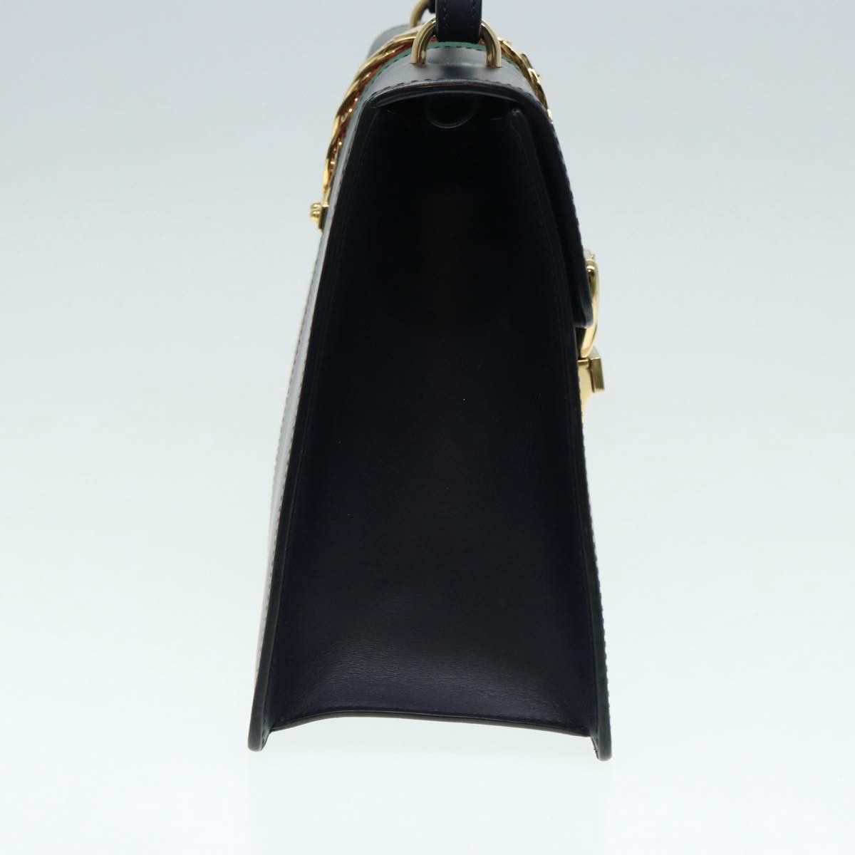 Gucci Sylvie Black Leather Handbag (Pre-Owned) Size ONE SIZE - 16 Thumbnail