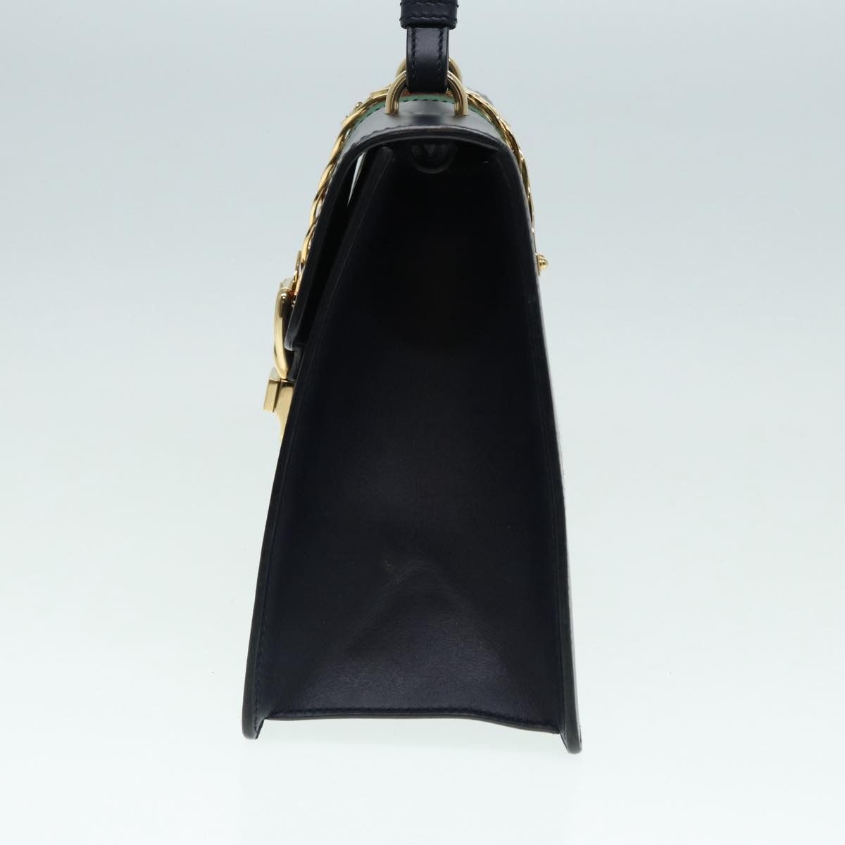 Gucci Sylvie Black Leather Handbag (Pre-Owned) Size ONE SIZE - 3 Thumbnail