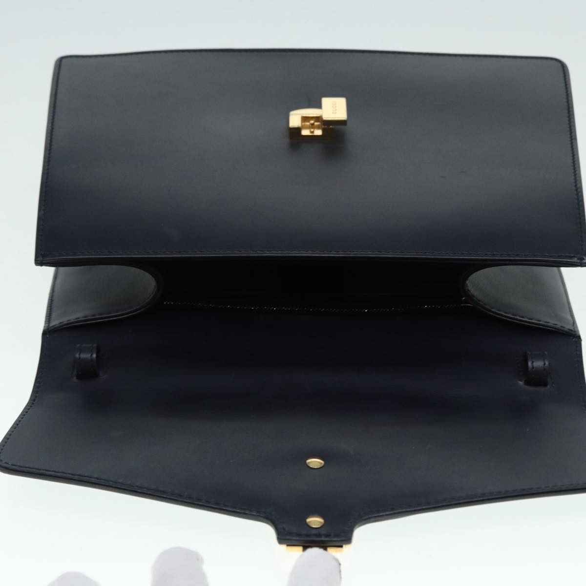 Gucci Sylvie Black Leather Handbag (Pre-Owned) Size ONE SIZE - 18 Thumbnail