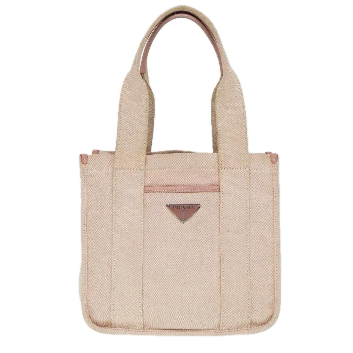 Prada -- Pink Canvas Handbag (Pre-Owned) Size ONE SIZE - 15 Thumbnail