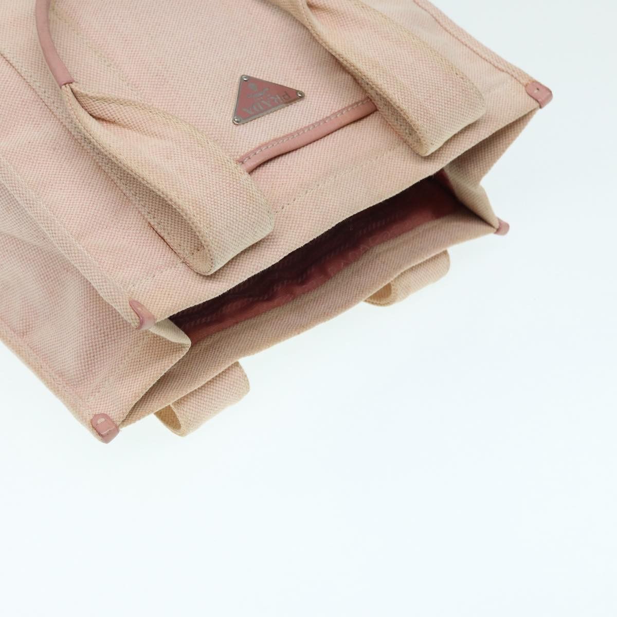 Prada -- Pink Canvas Handbag (Pre-Owned) Size ONE SIZE - 11 Thumbnail